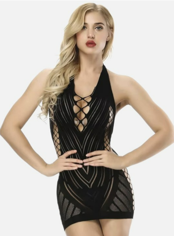 Seductive Fishnet Bodysuit with Stretch Fit | RD-38
