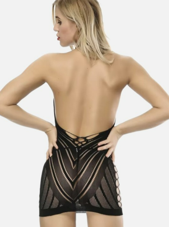 Seductive Fishnet Bodysuit with Stretch Fit | RD-38