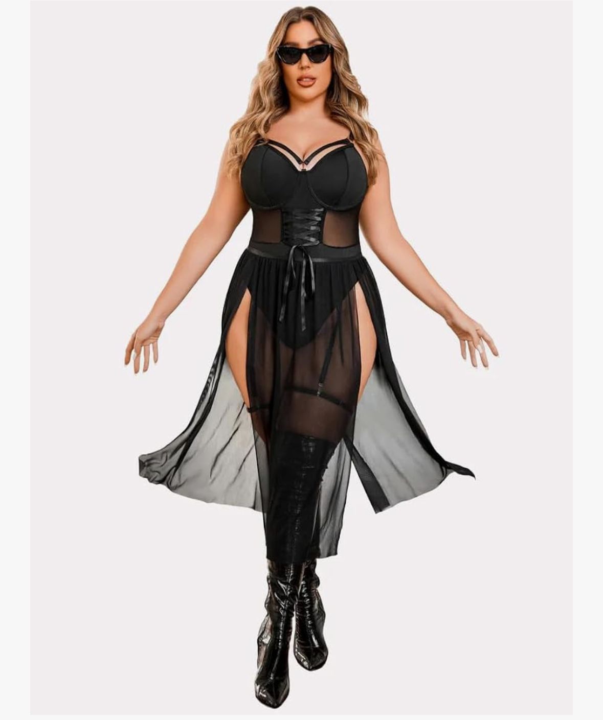 Fatal Attraction Strappy Bodysuit 🖤🔥 | RD-46