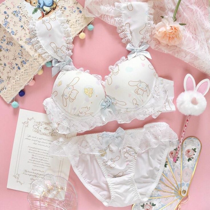 Cinnamoroll Lace Bra and Panties Underwear Bandeau Set