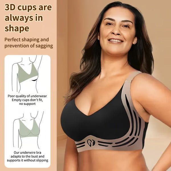 Anti Sagging Wireless Push-Up Bra